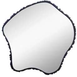 Kirkland's Home Black Amorphous Shaped Wall Mirror- Decorative Mirrors