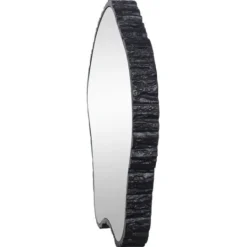 Kirkland's Home Black Amorphous Shaped Wall Mirror- Decorative Mirrors