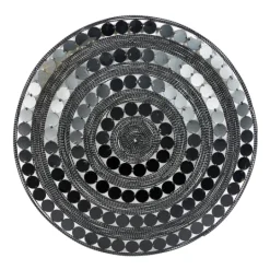 Kirkland's Home Black And Gold Concentric Wall Plates, Set Of 3- Wall Plaques