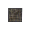 Kirkland's Home Black And Gold Metal Grid Wall Plaque- Wall Plaques