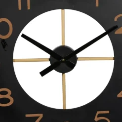 Kirkland's Home Black And Gold Open Frame Axis Clock- Clocks