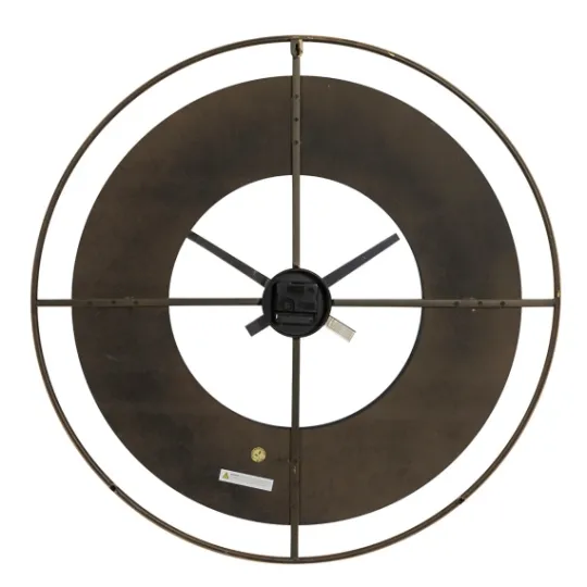 Kirkland's Home Black And Gold Open Frame Axis Clock- Clocks