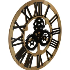 Kirkland's Home Black And Gold Roman Numeral Wall Clock- Clocks