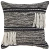 Kirkland's Home Black And Natural Mingled Texture Pillow- Pillows