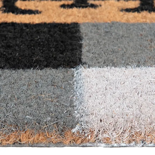 Kirkland's Home Black And White Buffalo Check Doormat- Doormats