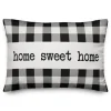 Kirkland's Home Black And White Home Sweet Home Pillow- Pillows