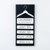Kirkland's Home Black And White Laundry Hanger Plaque- Wall Quotes & Signs