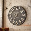 Kirkland's Home Black And White Paris Wood Clock- Clocks