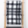 Kirkland's Home Black And White Railroad Plaid Throw- Blankets & Throws