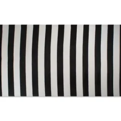 Kirkland's Home Black And White Rugby Stripe Outdoor Area Rug, 5X8- Outdoor Rugs