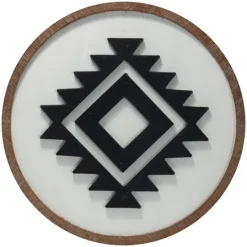Kirkland's Home Black And White Southwest Icon Wall Plaque- Wall Plaques