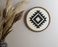 Kirkland's Home Black And White Southwest Icon Wall Plaque- Wall Plaques