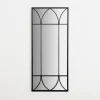 Kirkland's Home Black Arched Pane Wall Mirror- Decorative Mirrors