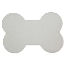 Kirkland's Home Black Buffalo Check Bone Pet Bowl Mat- Kitchen & Floor Mats
