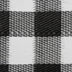 Kirkland's Home Black Buffalo Check Indoor/Outdoor Area Rug, 5X8- Outdoor Rugs