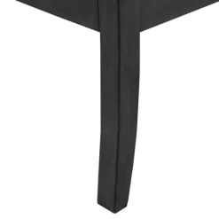 Kirkland's Home Black Cane Cushioned Accent Chair- Accent Chairs
