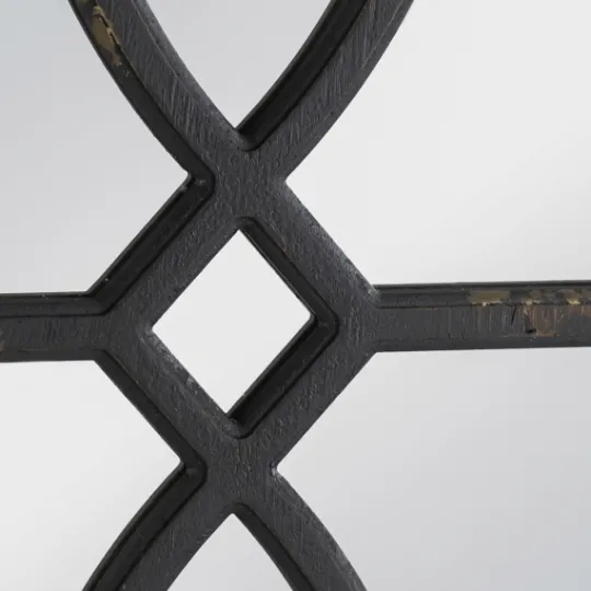 Kirkland's Home Black Carved Wooden Frame Wall Mirrors, Set Of 2- Decorative Mirrors
