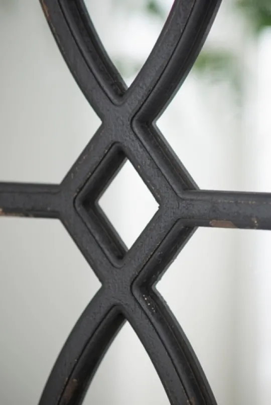 Kirkland's Home Black Carved Wooden Frame Wall Mirrors, Set Of 2- Decorative Mirrors