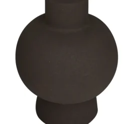 Kirkland's Home Black Ceramic Hourglass Simple Small Table Lamp- Table Lamps
