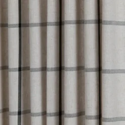 Kirkland's Home Black Checkered Single Curtain Panel, 84 In.- Curtains & Drapes