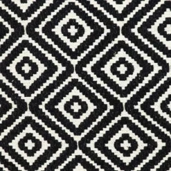 Kirkland's Home Black Diamond Cotton Throw Pillow- Pillows