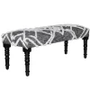 Kirkland's Home Black Diamond Tufted Modern Bench- Benches & Ottomans