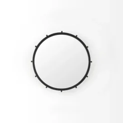 Kirkland's Home Black Elena I Small Wall Mirror- Decorative Mirrors