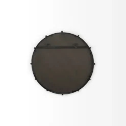 Kirkland's Home Black Elena I Small Wall Mirror- Decorative Mirrors