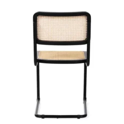 Kirkland's Home Black Framed Woven Cane Dining Chairs, Set Of 2- Dining Chairs