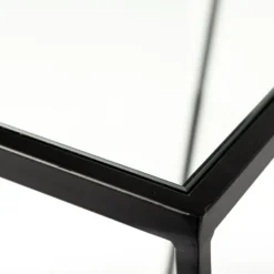 Kirkland's Home Black Geometric Nesting Accent Tables, Set Of 2- Accent & End Tables