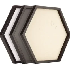 Kirkland's Home Black Hexagon Chalkboard 3-Pc. Wall Decoration Set- Memo & Chalkboards