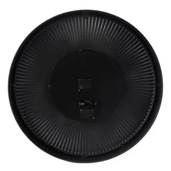 Kirkland's Home Black Iron Frame Bronze Numeral Wall Clock- Clocks
