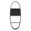 Kirkland's Home Black Iron Oval Frame Wall Shelf- Shelves