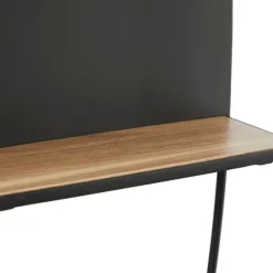 Kirkland's Home Black Iron Oval Frame Wall Shelf- Shelves