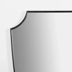 Kirkland's Home Black Iron Shield Wall Mirror- Decorative Mirrors
