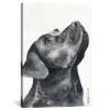 Kirkland's Home Black Labrador Giclee Canvas Art Print, 18X26- Canvas Art