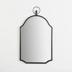 Kirkland's Home Black Linear Arched Wall Mirror- Decorative Mirrors