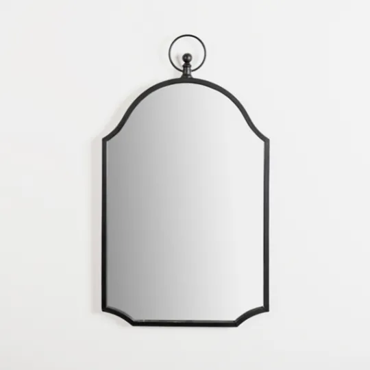 Kirkland's Home Black Linear Arched Wall Mirror- Decorative Mirrors