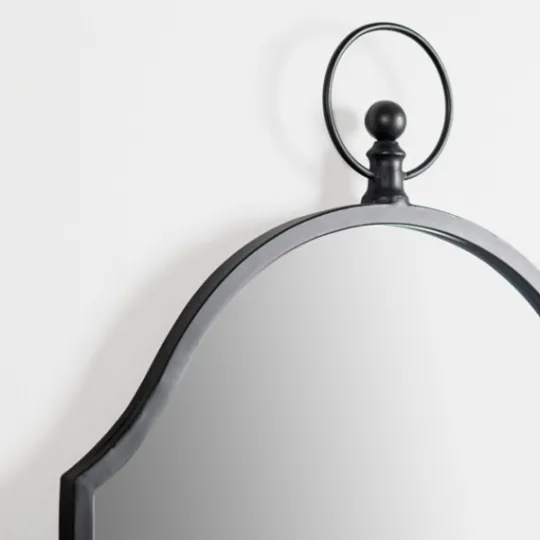 Kirkland's Home Black Linear Arched Wall Mirror- Decorative Mirrors
