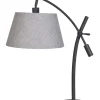 Kirkland's Home Black Metal Adjustable Task Shade Table Lamp- Table Lamps
