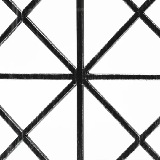 Kirkland's Home Black Metal And Glass Tray- Decorative Trays