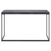 Kirkland's Home Black Metal And Wood Contemporary Console Table- Console Tables
