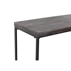 Kirkland's Home Black Metal And Wood Contemporary Console Table- Console Tables