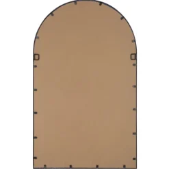 Kirkland's Home Black Metal Arch Frame Wall Mirror- Decorative Mirrors