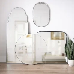 Kirkland's Home Black Metal Arch Mirror- Decorative Mirrors