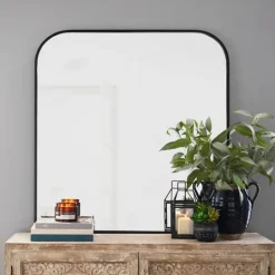 Kirkland's Home Black Metal Arch Mirror- Decorative Mirrors