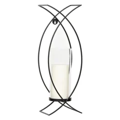 Kirkland's Home Black Metal Crisscross Sconces, Set Of 2- Sconces