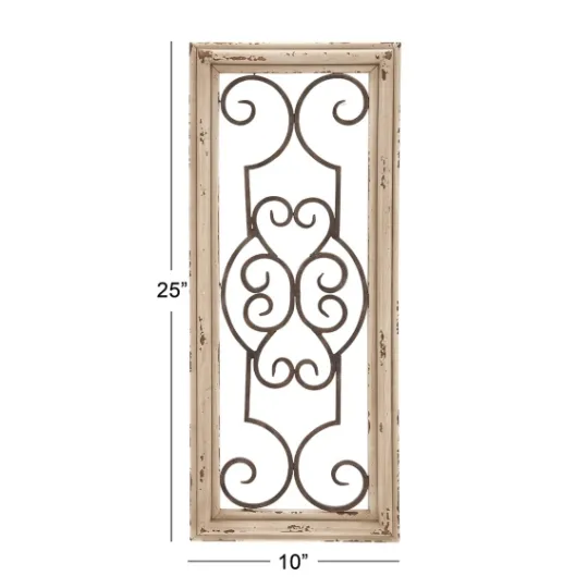 Kirkland's Home Black Metal Farmhouse Scroll Wall Plaque- Wall Plaques