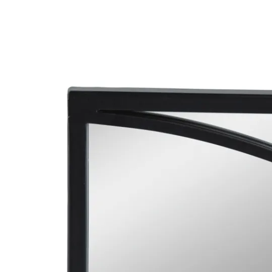 Kirkland's Home Black Metal Geometric Wall Mirrors, Set Of 3- Decorative Mirrors