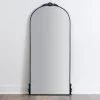 Kirkland's Home Black Metal Ornate Arch Large Mirror- Decorative Mirrors